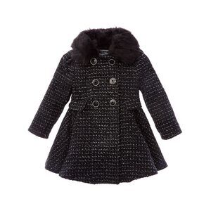 Rothschild Girls Princess Coat, Black